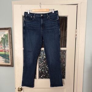 Madewell Perfect Vintage Dark Wash High Rise Jeans